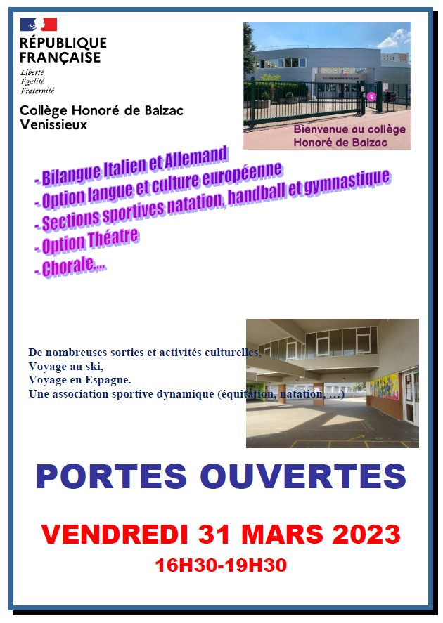 Collège Honoré de Balzac de Vénissieux