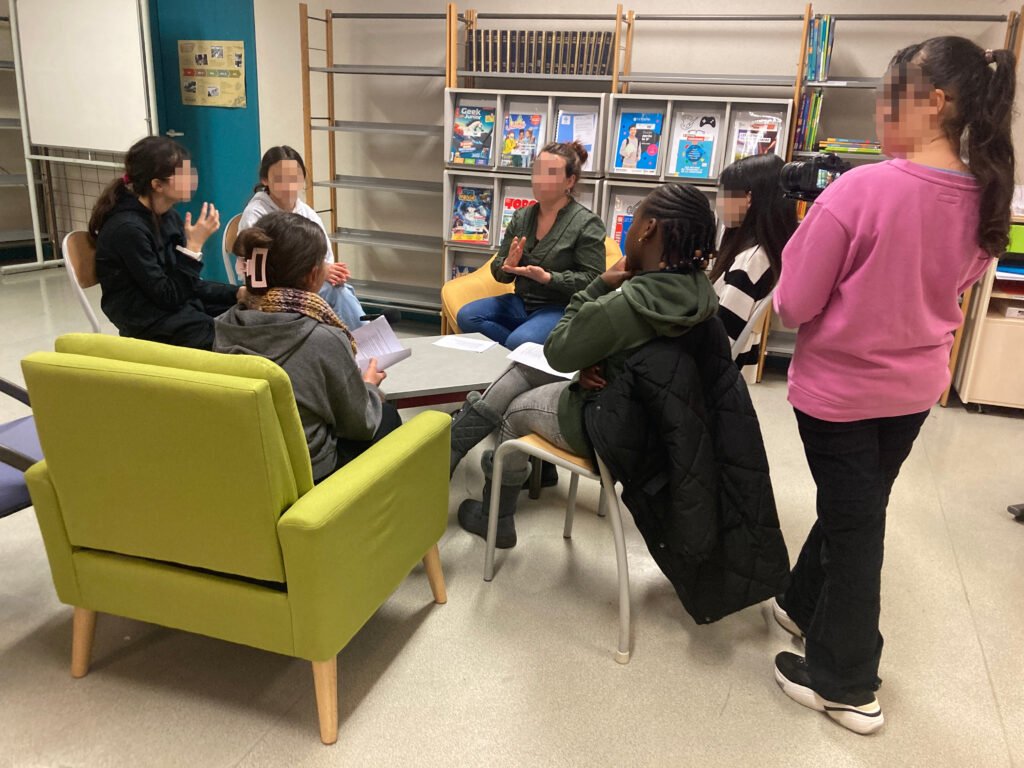 Les jeunes reporters pour l'environnement du collège Honoré de Balzac de Vénissieux ont réalisé leurs interviews. 