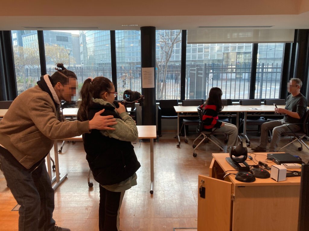 Les jeunes reporters pour l'environnement du collège Honoré de Balzac de Vénissieux ont réalisé leurs interviews. 