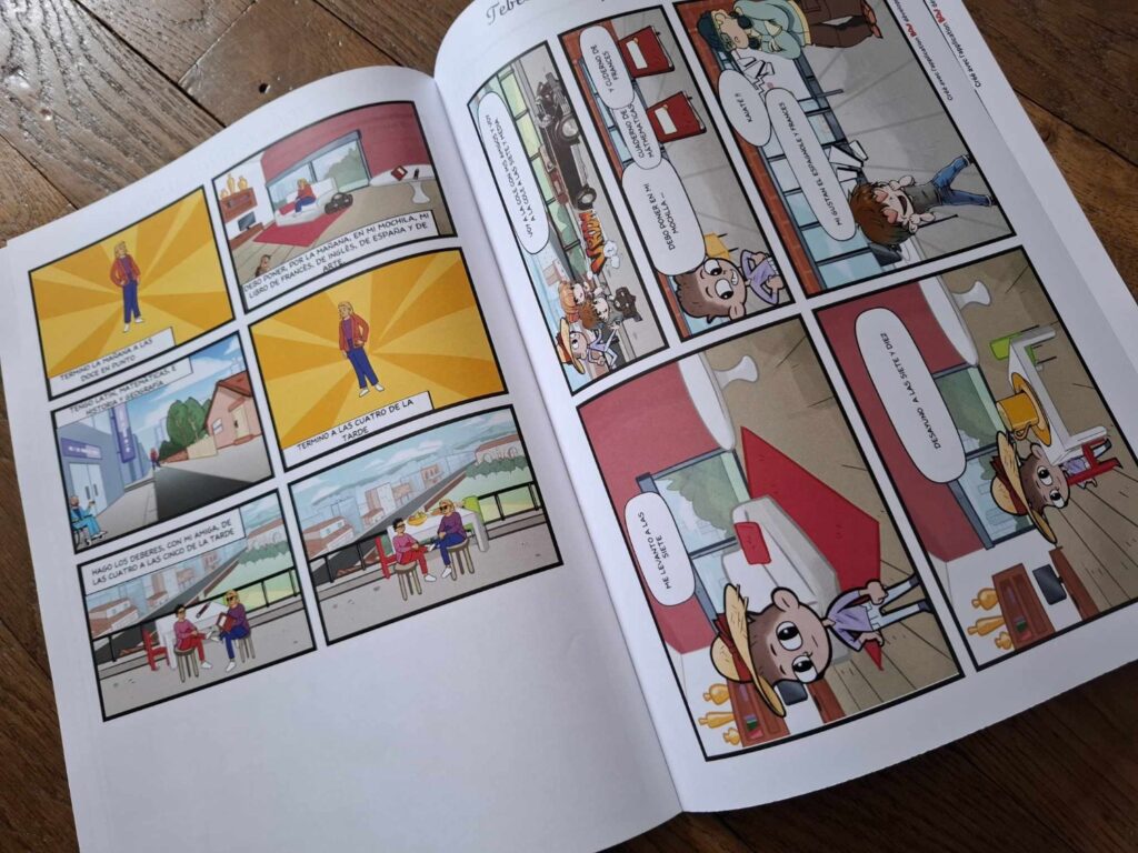 Les élèves de 5e inscrits en espagnol ont réalisé une BD entièrement dans la langue de Cervantes.