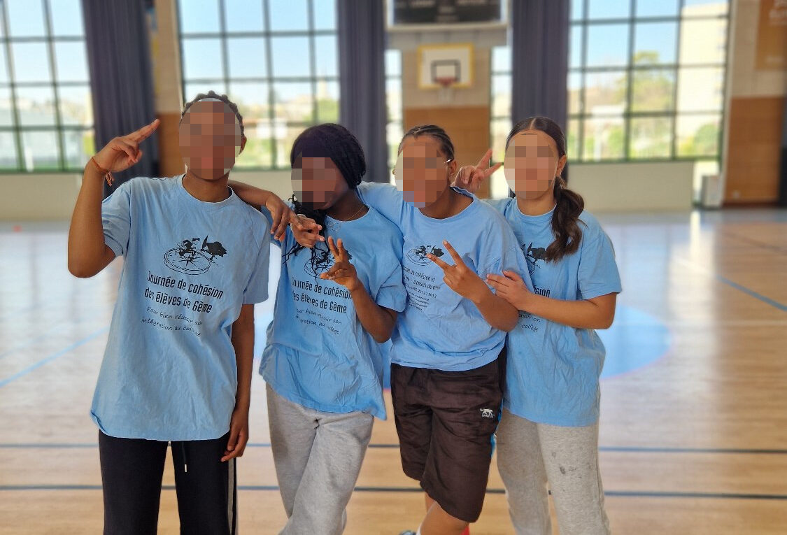 Les élèves de l'AS basket du collège Honoré de Balzac de Vénissieux ont participé à un tournoi de basket.
